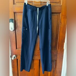 FIGS Yola Straight Leg Scrub Pants Navy Blue Women’s Large Regular